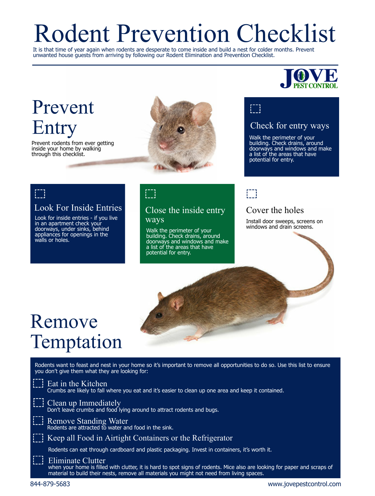 Rodent Prevention Checklist